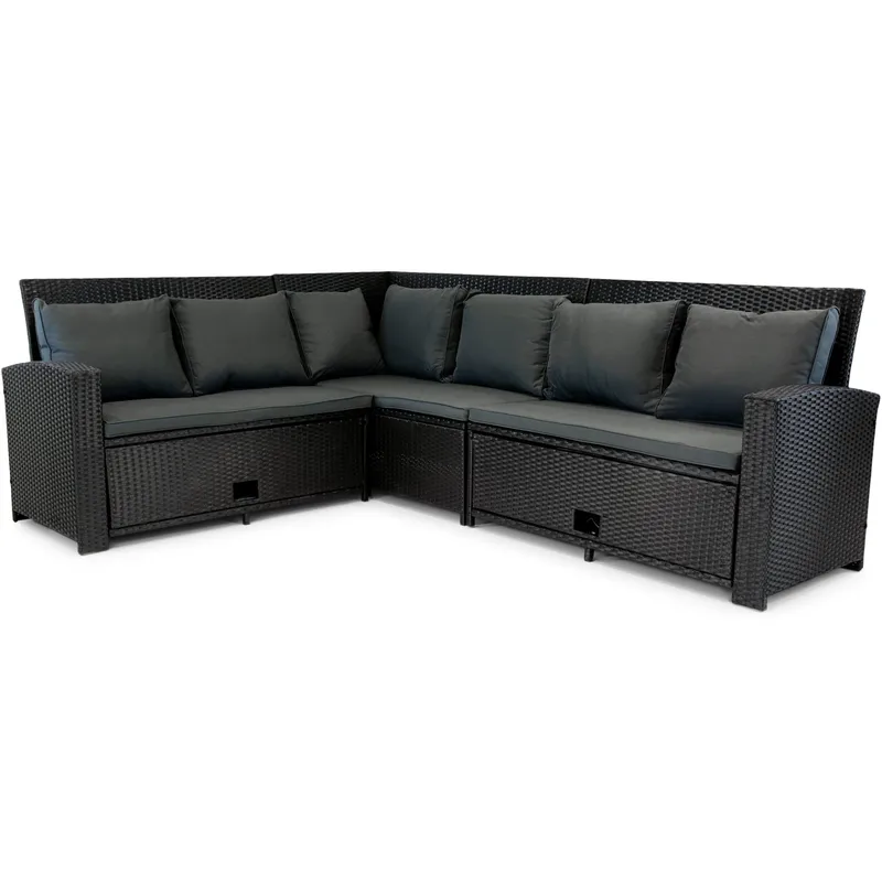 Soffgrupp utemöbler | Inbyggd förvaring | Lyfco Sannäs - Trädgård & spabad - Utemiljö - Altan & terrass - Altanmöbler