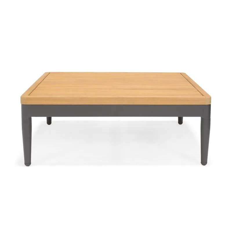 Utomhusset TOPAZ dagbädd + vänster/höger 2-sitssoffa + soffbord 73 cm - magnesiumgrå - Trädgård & spabad - Utemiljö - Altan & terrass - Altanmöbler