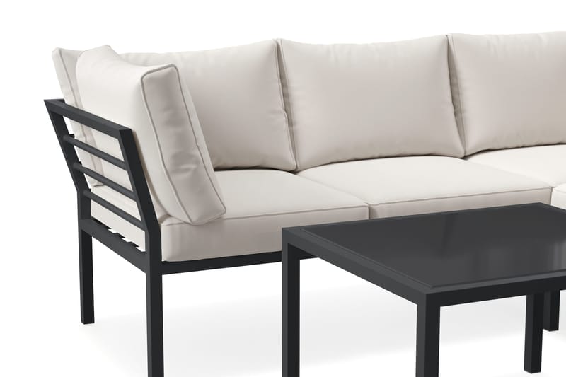 Ariany hörnsoffa utomhus - Svart - Trädgård & spabad - Utemiljö - Altan & terrass - Altanmöbler