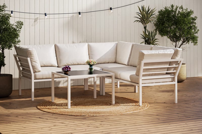 Ariany Soffgrupp Utomhus  5-sits - Beige - Trädgård & spabad - Utemiljö - Altan & terrass - Altanmöbler