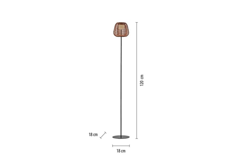 Askia Just Light Golvlampa - Black - Trädgård & spabad - Utemiljö - Altan & terrass - Altanbelysning