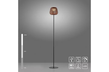 Askia Just Light Golvlampa - Black - Trädgård & spabad - Utemiljö - Altan & terrass - Altanbelysning