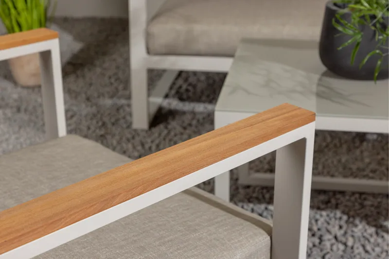 Aspvik Stor Loungegrupp Utomhus – 7-sits Loungeset i Aluminium - Trädgård & spabad - Utemiljö - Altan & terrass - Altanmöbler