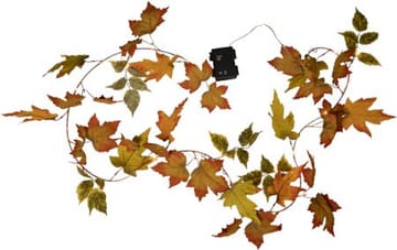 Autumn Girland - Orange höstfärger - Trädgård & spabad - Utemiljö - Altan & terrass - Altanbelysning