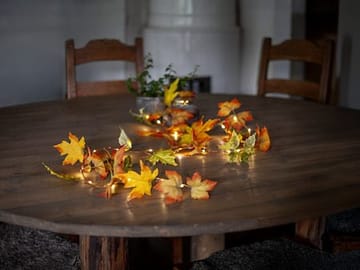 Autumn Girland - Orange höstfärger - Trädgård & spabad - Utemiljö - Altan & terrass - Altanbelysning