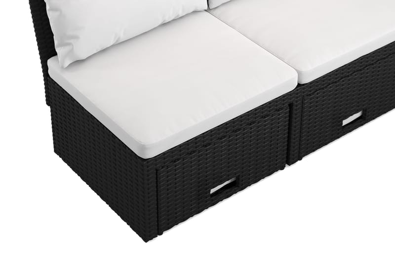 Bahamas Balkongsoffa med Pallar - Trädgård & spabad - Utemiljö - Altan & terrass - Altanmöbler