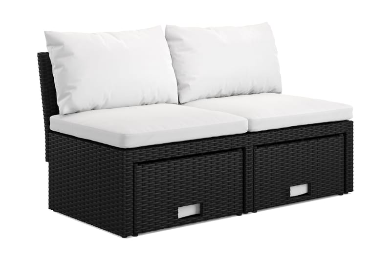 Bahamas Balkongsoffa med Pallar - Trädgård & spabad - Utemiljö - Altan & terrass - Altanmöbler