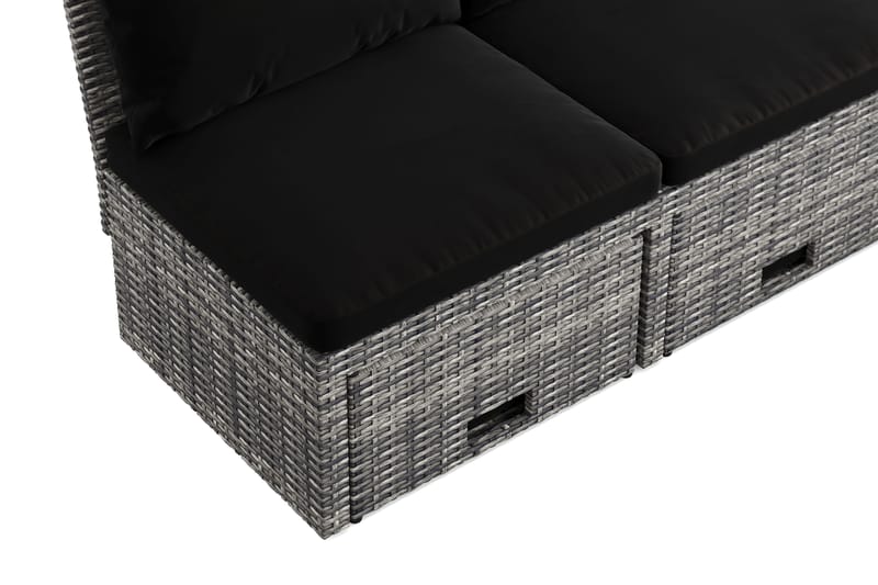 Bahamas Balkongsoffa med Pallar - Trädgård & spabad - Utemiljö - Altan & terrass - Altanmöbler