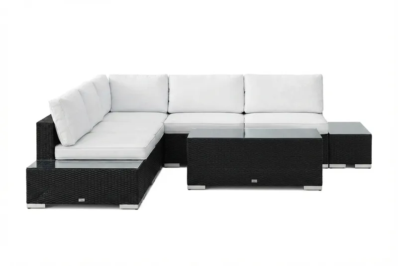 Bahamas Hörnsoffa (Vändbar) öppet avslut inkl avslut 5 sits - bord utan hylla - Trädgård & spabad - Utemiljö - Altan & terrass - Altanmöbler