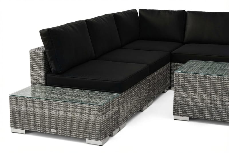 Bahamas Hörnsoffa (Vändbar) öppet avslut inkl avslut 5 sits - bord utan hylla - Trädgård & spabad - Utemiljö - Altan & terrass - Altanmöbler