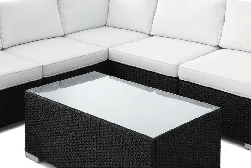 Bahamas Hörnsoffa (Vändbar) öppet avslut inkl avslut 5 sits - bord utan hylla - Trädgård & spabad - Utemiljö - Altan & terrass - Altanmöbler