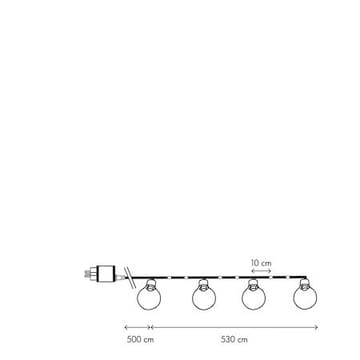 Bolla Ljusslinga 530 cm - Flerfärgad - Trädgård & spabad - Utemiljö - Altan & terrass - Altanbelysning