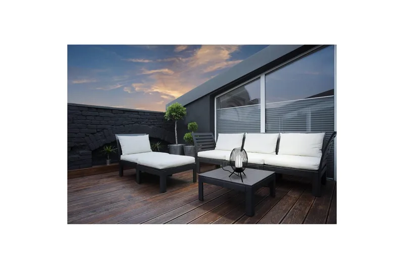 Bordslampa Eglo Fusignano - Vit/Svart - Trädgård & spabad - Utemiljö - Altan & terrass - Altanbelysning