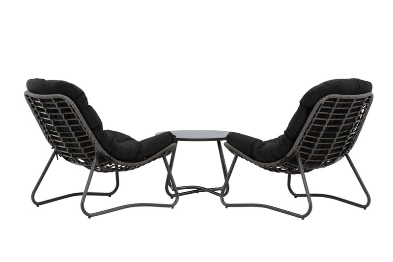 Cala Soffgrupp Utomhus 2-sits - Svart - Trädgård & spabad - Utemiljö - Altan & terrass - Altanmöbler