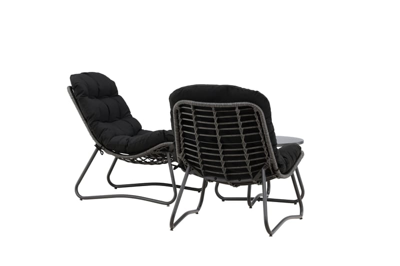 Cala Soffgrupp Utomhus 2-sits - Svart - Trädgård & spabad - Utemiljö - Altan & terrass - Altanmöbler