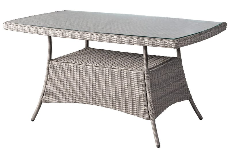 California utemöbelgrupp med recliner soffa, fåtöljer och bord - Grå konstrotting - Grå - Trädgård & spabad - Utemiljö - Altan & terrass - Altanmöbler