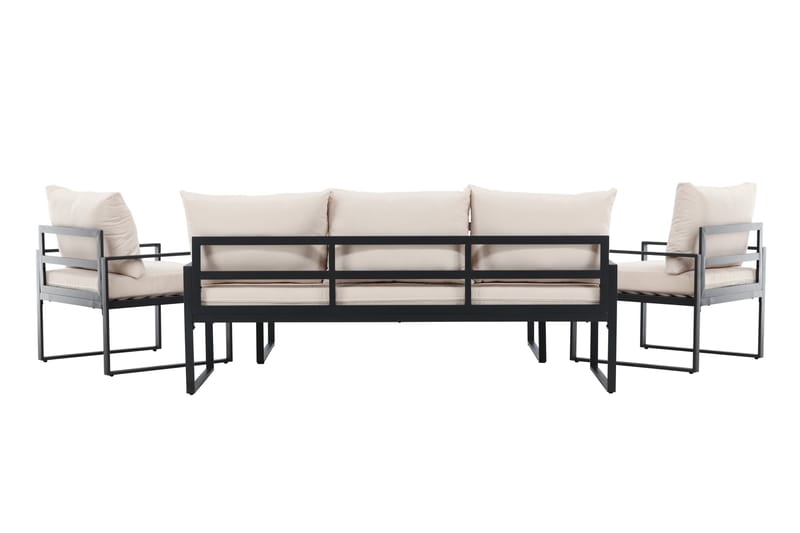 Catania Soffgrupp Utomhus 5-sits - Svart - Trädgård & spabad - Utemiljö - Altan & terrass - Altanmöbler