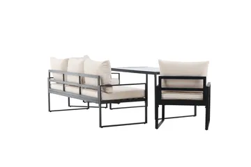 Catania Soffgrupp Utomhus 5-sits - Svart - Utemöbler - Loungemöbler - Soffgrupp utomhus
