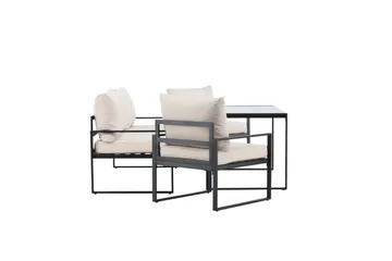 Catania Soffgrupp Utomhus 5-sits - Svart - Utemöbler - Loungemöbler - Soffgrupp utomhus