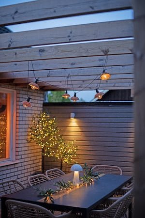Cesta Light Ljusslinga - Ljusbrun - Trädgård & spabad - Utemiljö - Altan & terrass - Altanbelysning