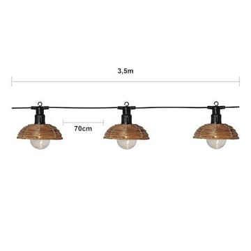 Cesta Light Ljusslinga - Ljusbrun - Trädgård & spabad - Utemiljö - Altan & terrass - Altanbelysning