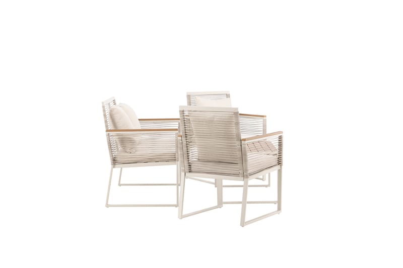Dallas Soffgrupp Utomhus 4-sits - Beige - Trädgård & spabad - Utemiljö - Altan & terrass - Altanmöbler