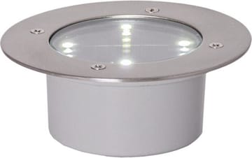 Decklight Solcellsspotlight 12 cm - silver - Trädgård & spabad - Utemiljö - Altan & terrass - Altanbelysning