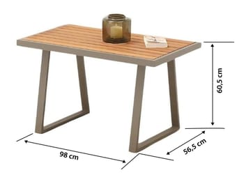 Estra Loungegrupp utomhus - Beige - Utemöbler - Loungemöbler - Soffgrupp utomhus