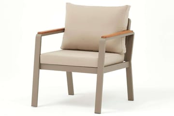 Estra Loungegrupp utomhus - Beige - Utemöbler - Loungemöbler - Soffgrupp utomhus