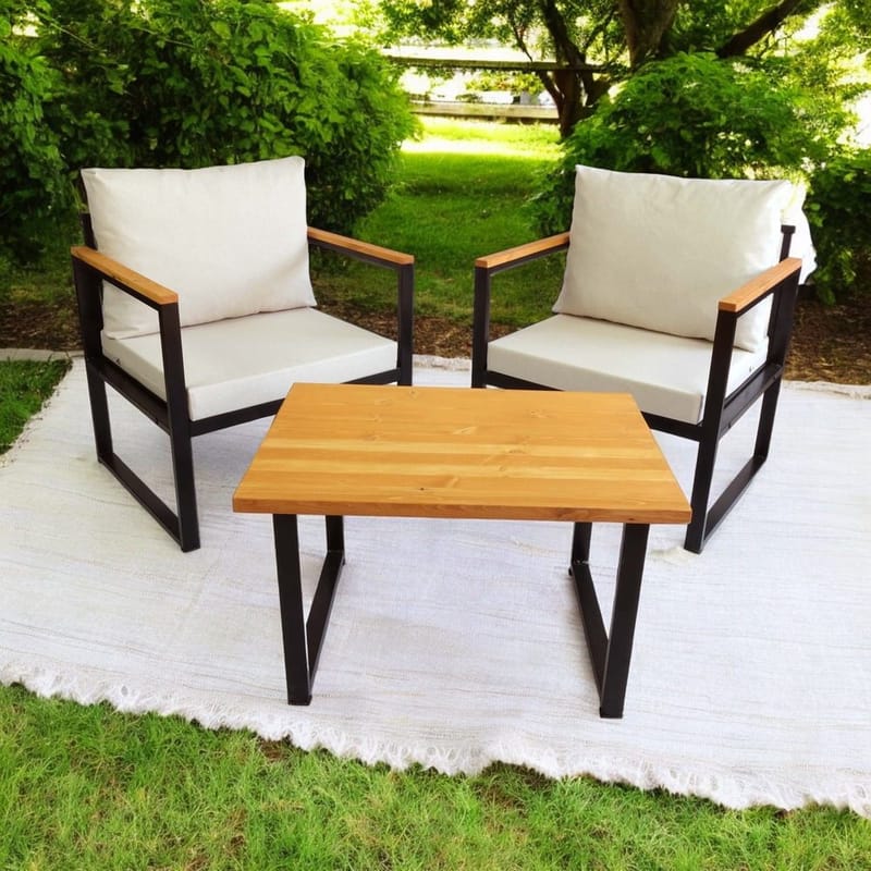 Feylan 2-sits Soffgrupp Utomhus - Beige - Trädgård & spabad - Utemiljö - Altan & terrass - Altanmöbler