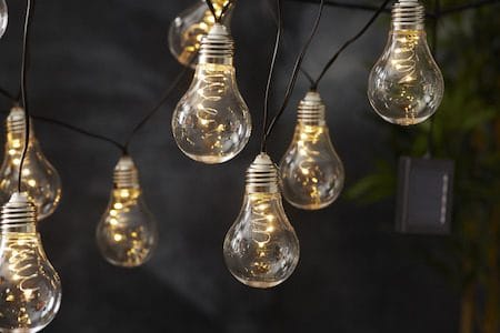 Glow Solcellsslinga - transparent - Trädgård & spabad - Utemiljö - Altan & terrass - Altanbelysning