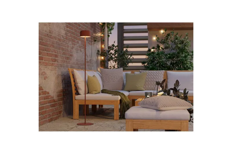 Golvlampa Eglo Roccanova-L Röd - Röd - Trädgård & spabad - Utemiljö - Altan & terrass - Altanbelysning