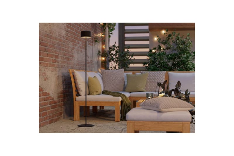 Golvlampa Eglo Roccanova-L Svart - Svart - Trädgård & spabad - Utemiljö - Altan & terrass - Altanbelysning