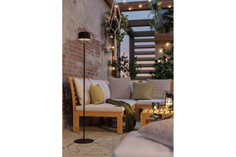 Golvlampa Eglo Roccanova-L Svart - Svart - Trädgård & spabad - Utemiljö - Altan & terrass - Altanbelysning