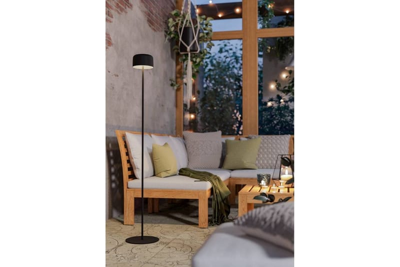 Golvlampa Eglo Roccanova-L Svart - Svart - Trädgård & spabad - Utemiljö - Altan & terrass - Altanbelysning