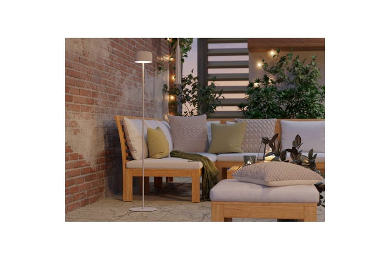 Golvlampa Eglo Roccanova-L Vit - Vit - Trädgård & spabad - Utemiljö - Altan & terrass - Altanbelysning