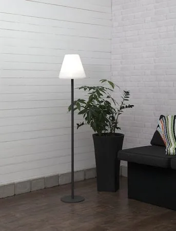 Golvlampa Kreta 150 cm - Grå / Svart - Trädgård & spabad - Utemiljö - Altan & terrass - Altanbelysning