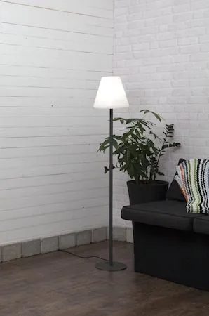 Golvlampa Kreta 150 cm - Grå / Svart - Trädgård & spabad - Utemiljö - Altan & terrass - Altanbelysning