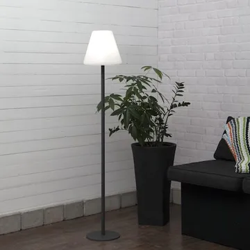 Golvlampa Kreta 150 cm - Grå / Svart - Trädgård & spabad - Utemiljö - Altan & terrass - Altanbelysning