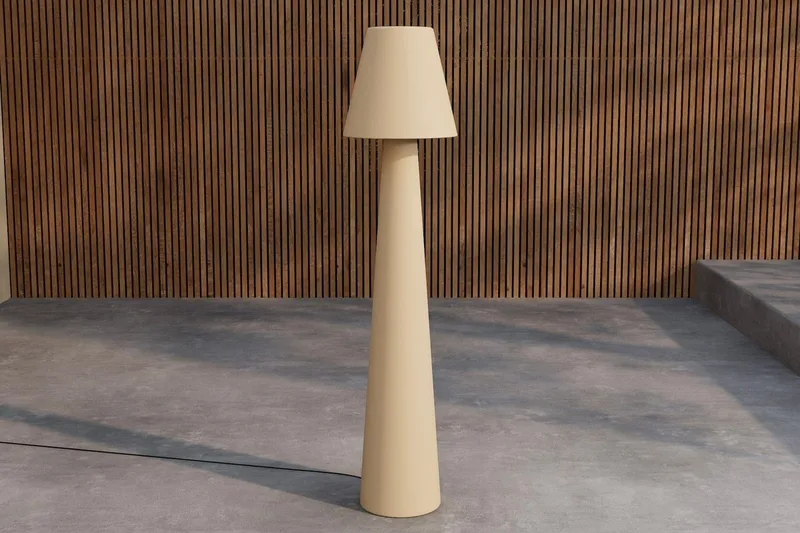 Golvlampa Stratford Utomhus, Beige