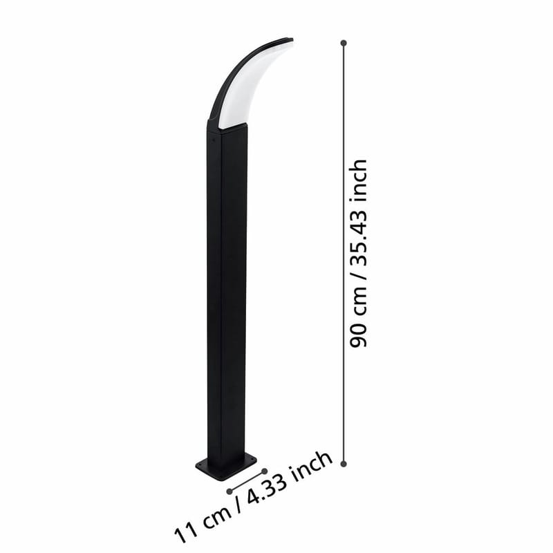 Golvljus Fiumicino - 11 cm - Belysning & el - Utomhusbelysning - Stolplykta