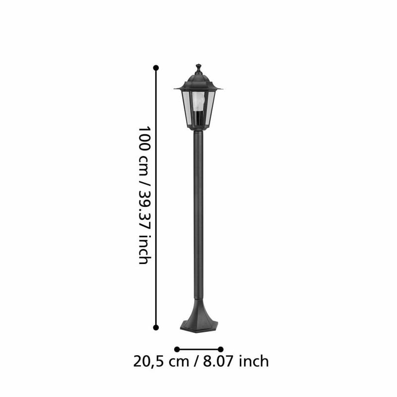 Golvljus Laterna - 20,5 cm - Belysning & el - Utomhusbelysning - Stolplykta