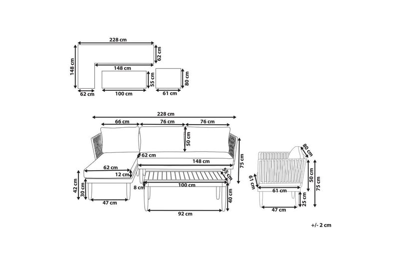 Hörnsoffa Cremona - Trädgård & spabad - Utemiljö - Altan & terrass - Altanmöbler