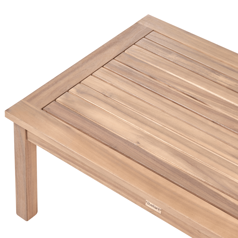 Hörnsoffa utomhus med Bord 3-Sits Arabba Vänstervänd Akaciaträ - Brun/Grå - Trädgård & spabad - Utemiljö - Altan & terrass - Altanmöbler