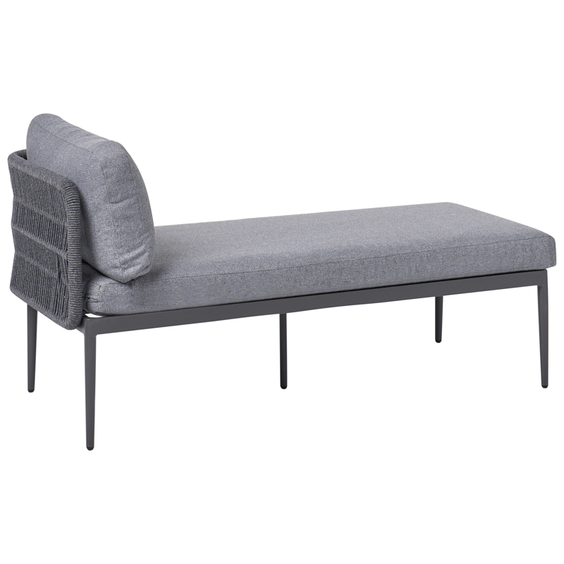 Hörnsoffa utomhus med Bord 3-Sits Leffe Vänstervänd - Grå - Trädgård & spabad - Utemiljö - Altan & terrass - Altanmöbler