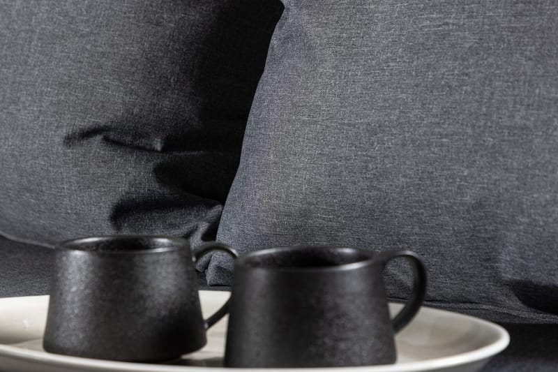 Hörnsoffset 4-sits Chania Utomhus - Svart - Trädgård & spabad - Utemiljö - Altan & terrass - Altanmöbler