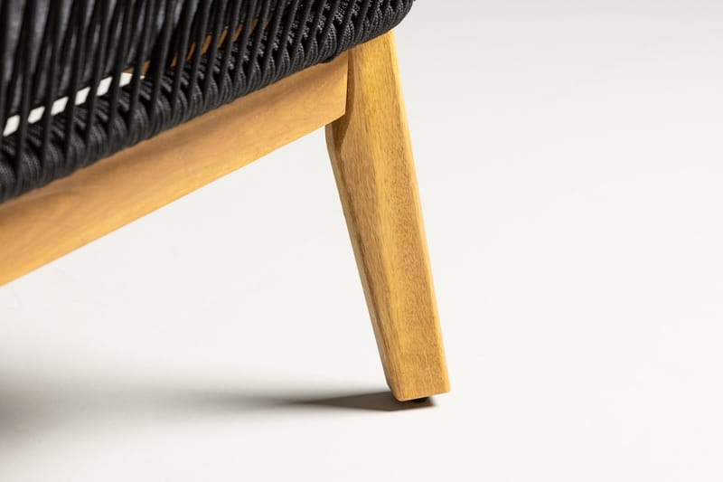 Hörnsoffset 4-sits Chania Utomhus - Svart - Trädgård & spabad - Utemiljö - Altan & terrass - Altanmöbler