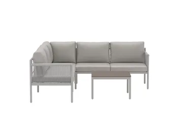 Hörnsoffset Kos Utomhus - beige - Utemöbler - Loungemöbler - Soffgrupp utomhus
