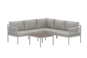 Hörnsoffset Kos Utomhus - beige - Utemöbler - Loungemöbler - Soffgrupp utomhus
