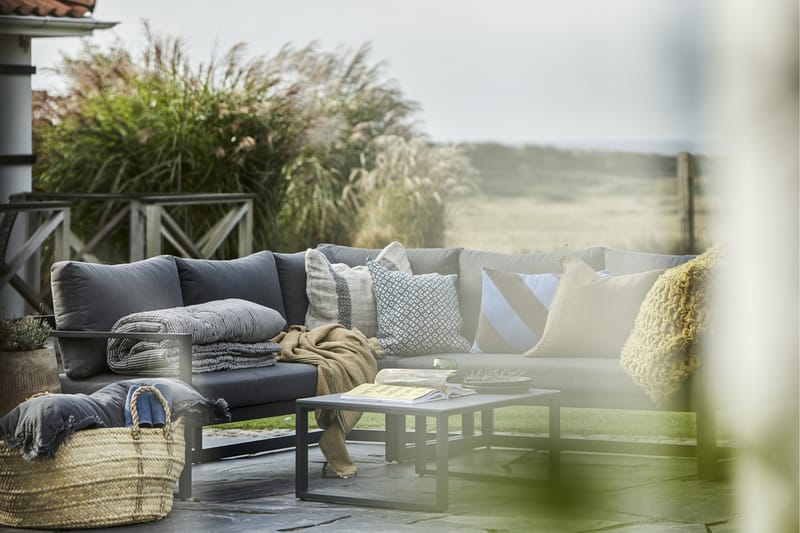 Loungegrupp Utomhus Hillerstorp Lundamo Grå - Grå - Trädgård & spabad - Utemiljö - Altan & terrass - Altanmöbler